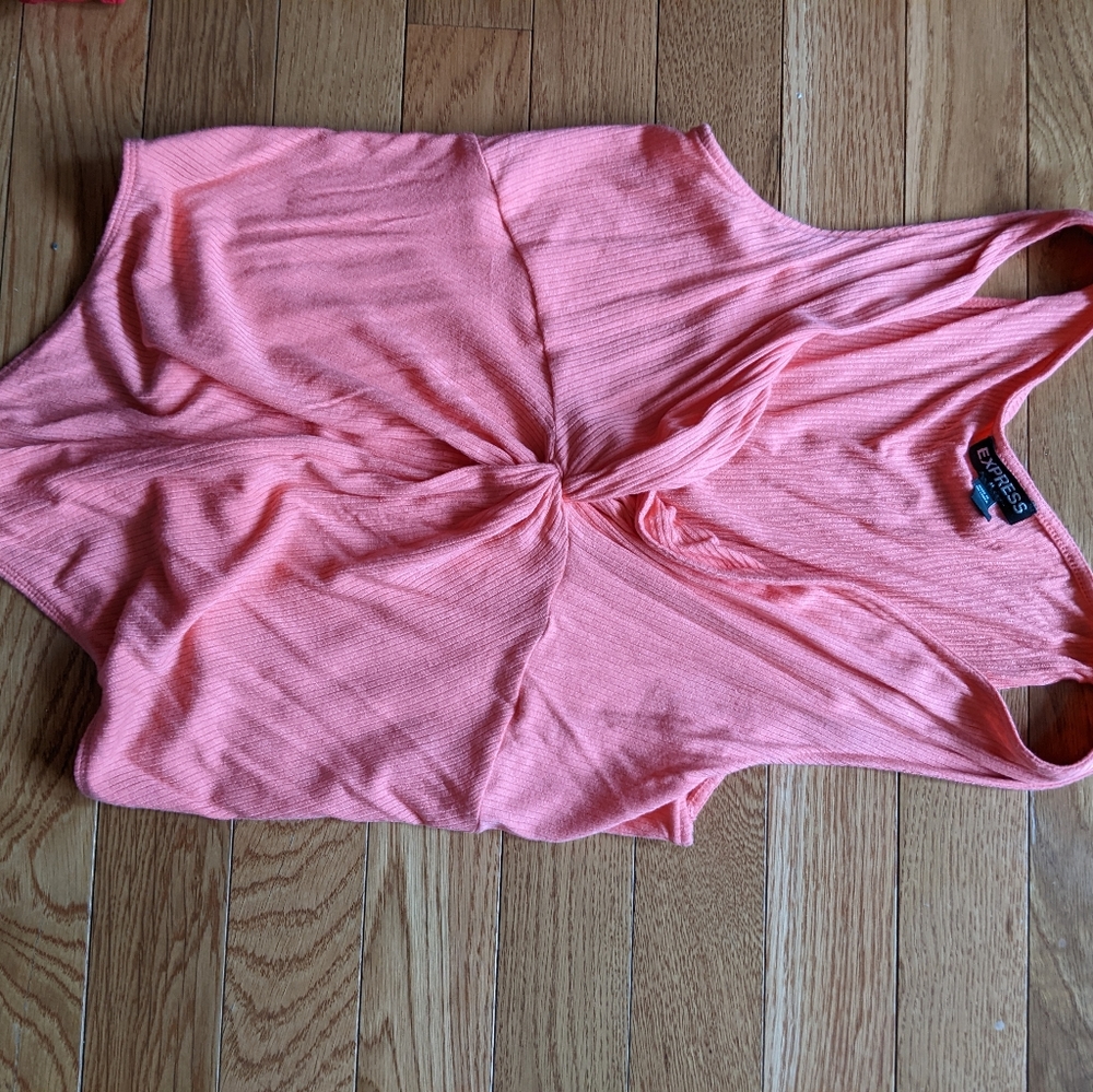Express coral tank body suit